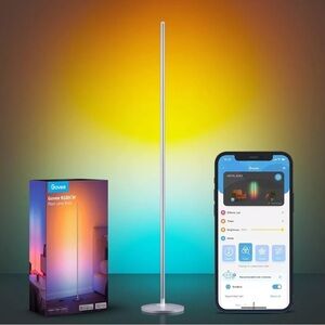 Final mark down!!Govee RGBIC Floor Lamp, LED Corner Lamp/Works
